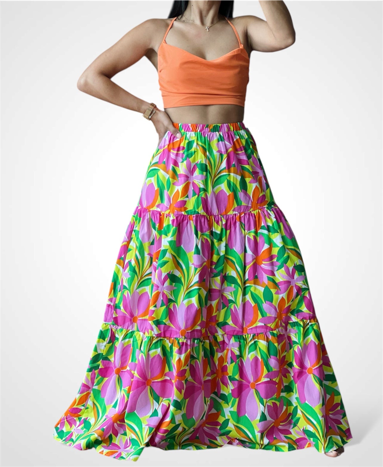 Papaya Crop Top