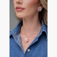 Heavenly Petals Necklace Pink