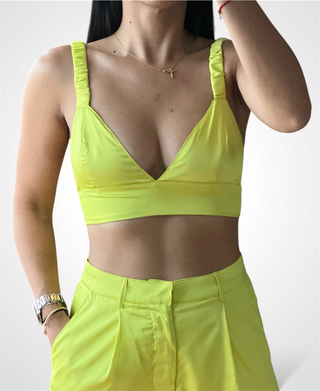 SATIN CAMI TOP•-1