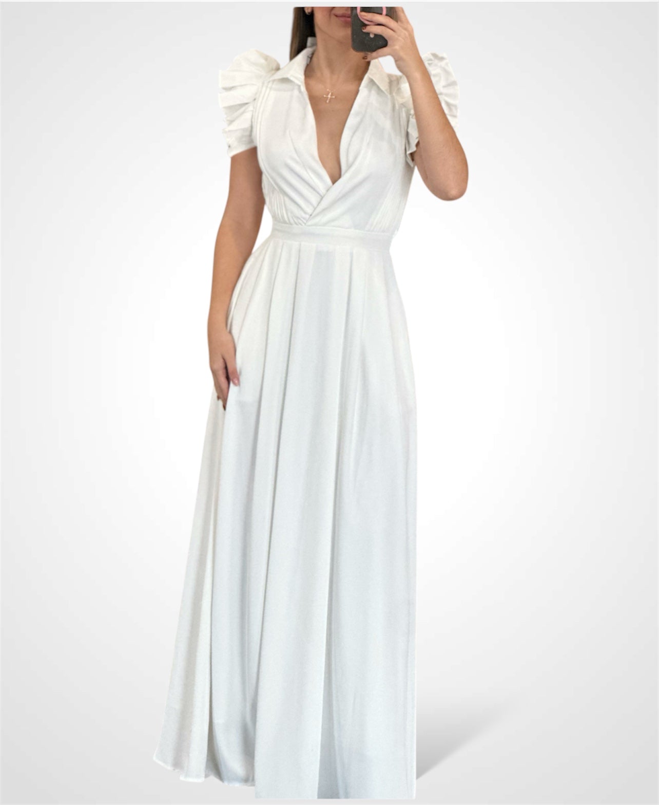 SUNNY SABRINA MAXI DRESS•