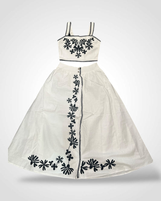 Set top and skirt
