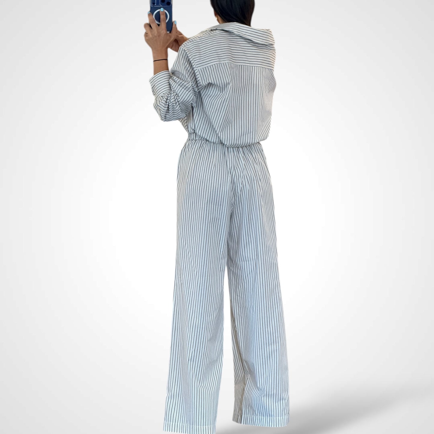 (Pre-orden disponible 24 marzo)Pin Stripe Shirts and Pants Set