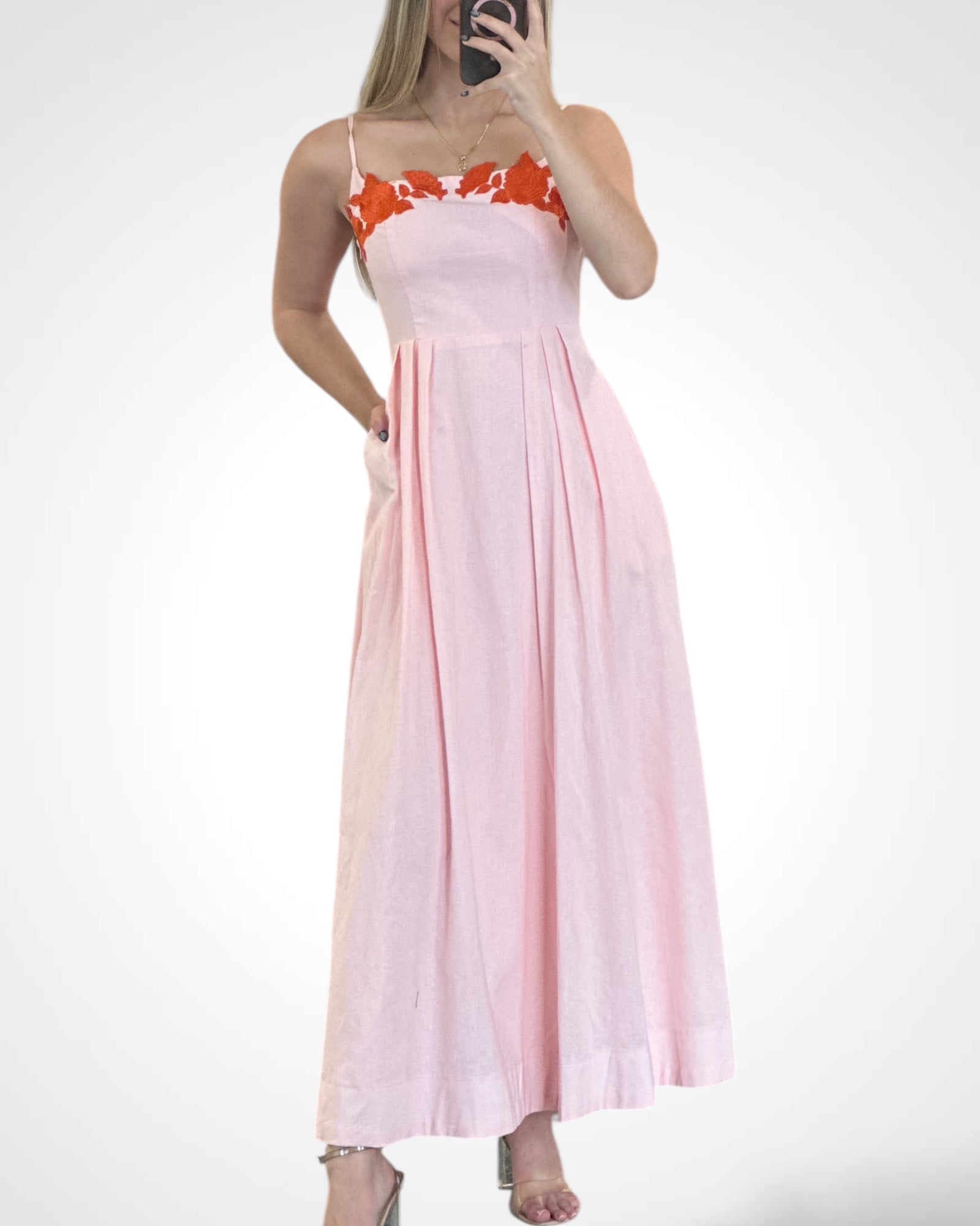 Solid Color Mid Dress