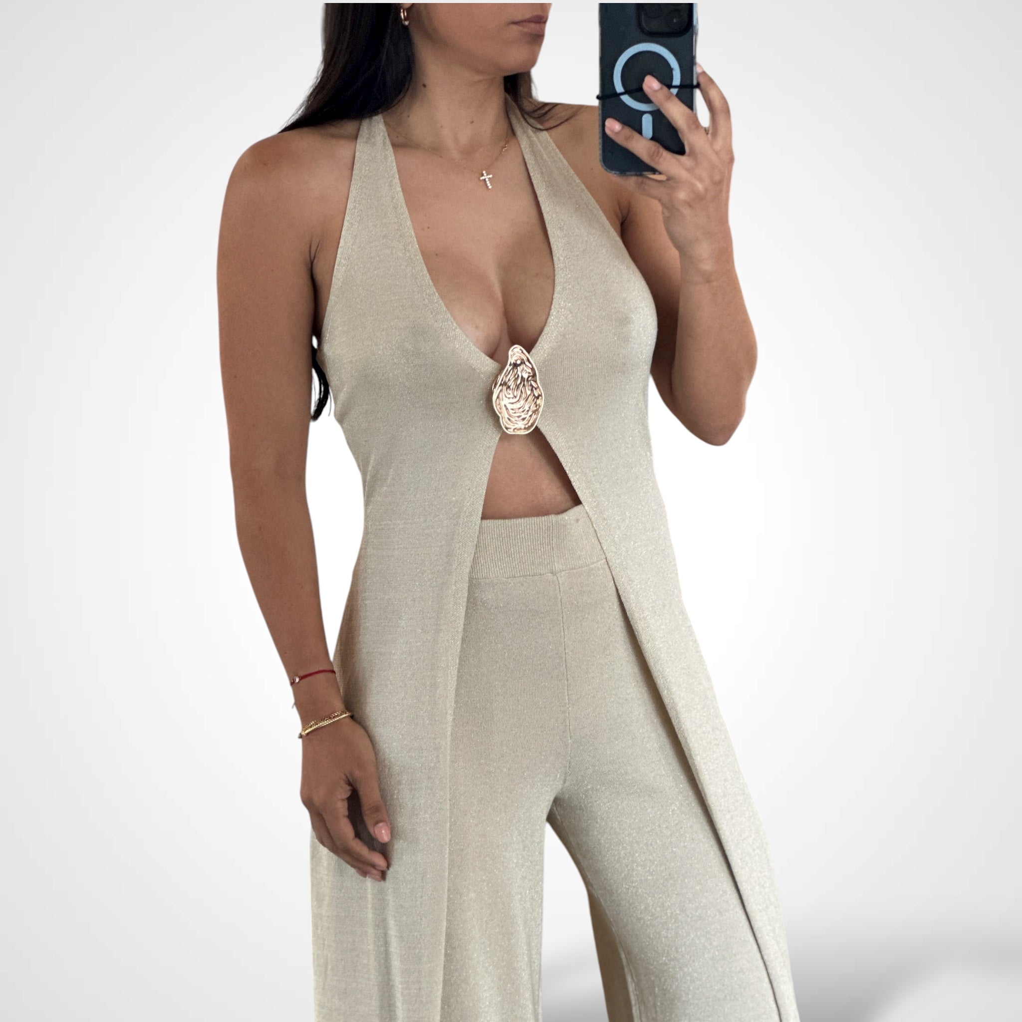 CHAMPAGNE SPARKLY SET