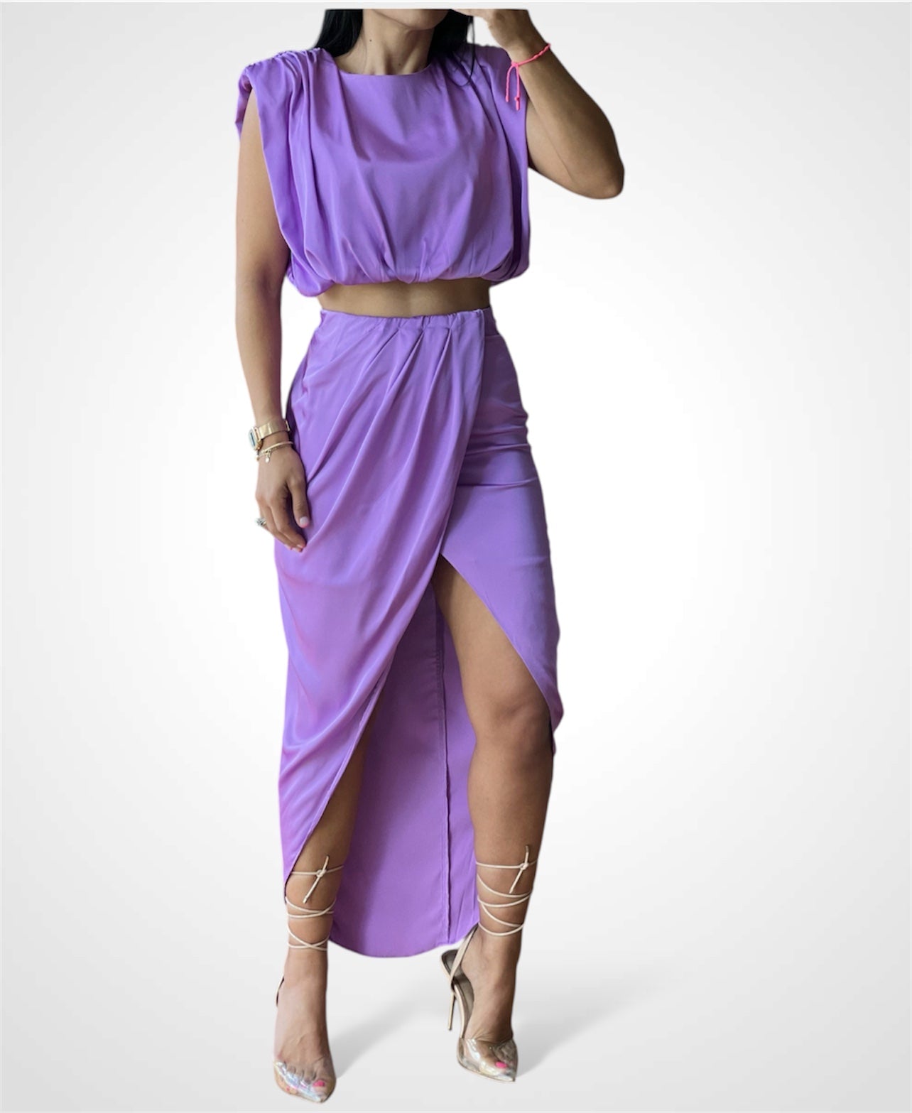 Assymetric Wrap Skirt-2