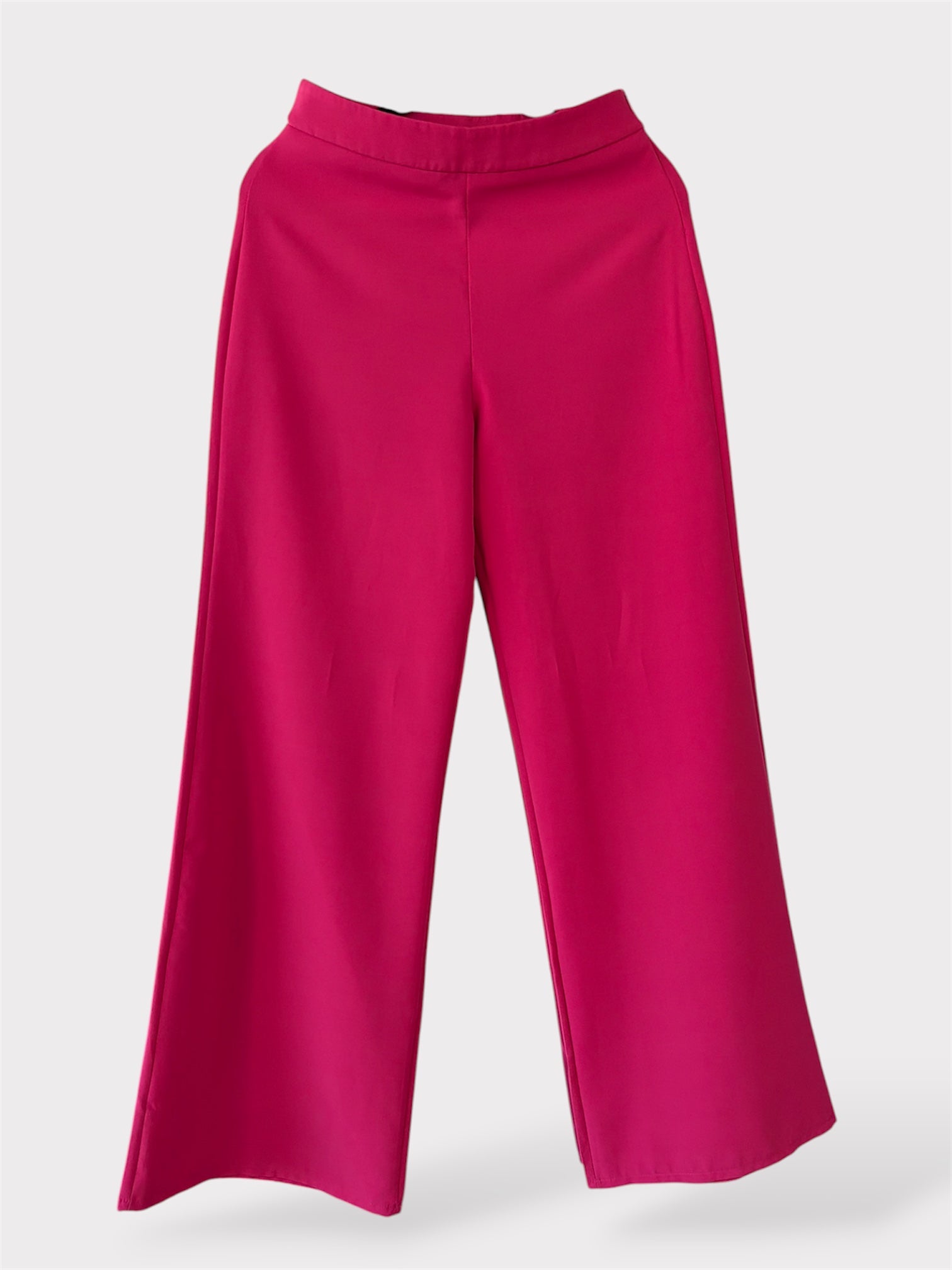 PINK WIDE LEG PANTS•-1