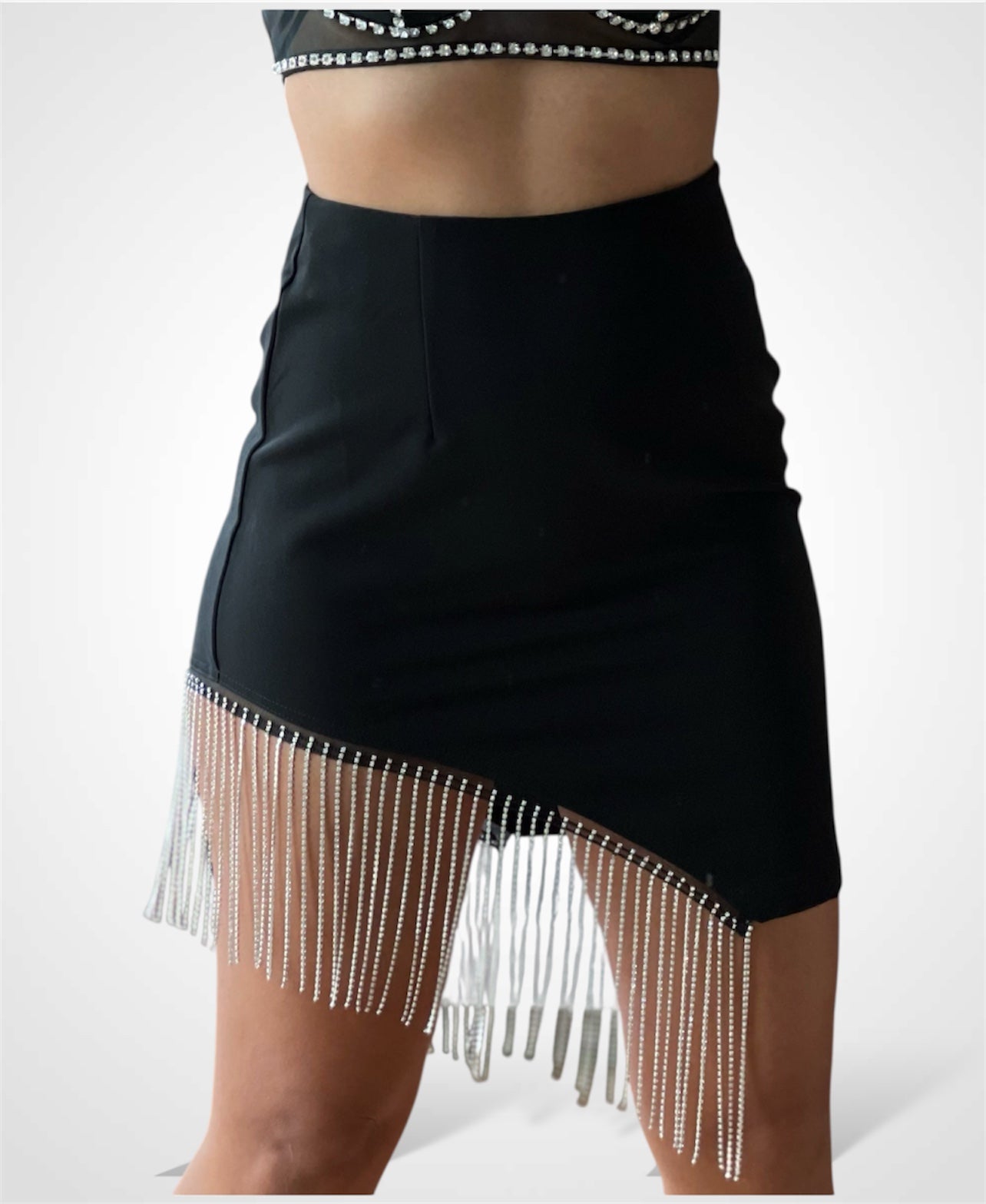Lynn Rhinestones Skirt•