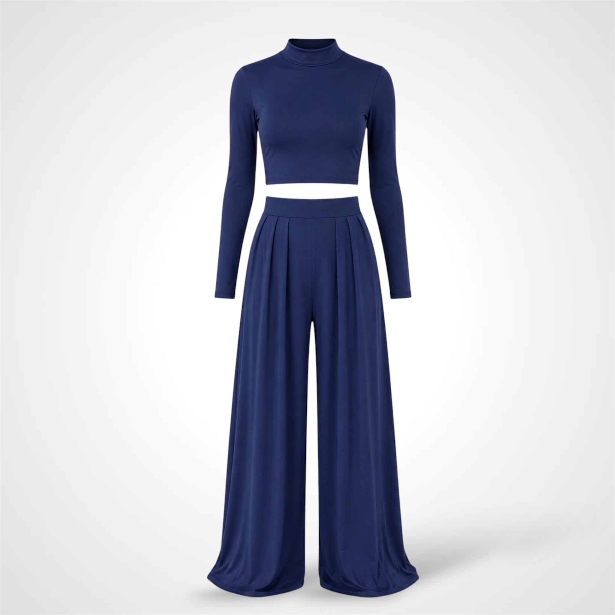 Wide Leg Pants Set-2