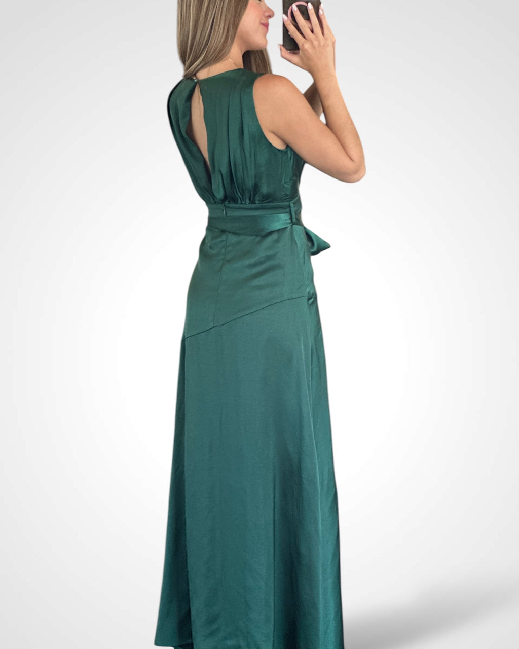 Satin Maxi Dress