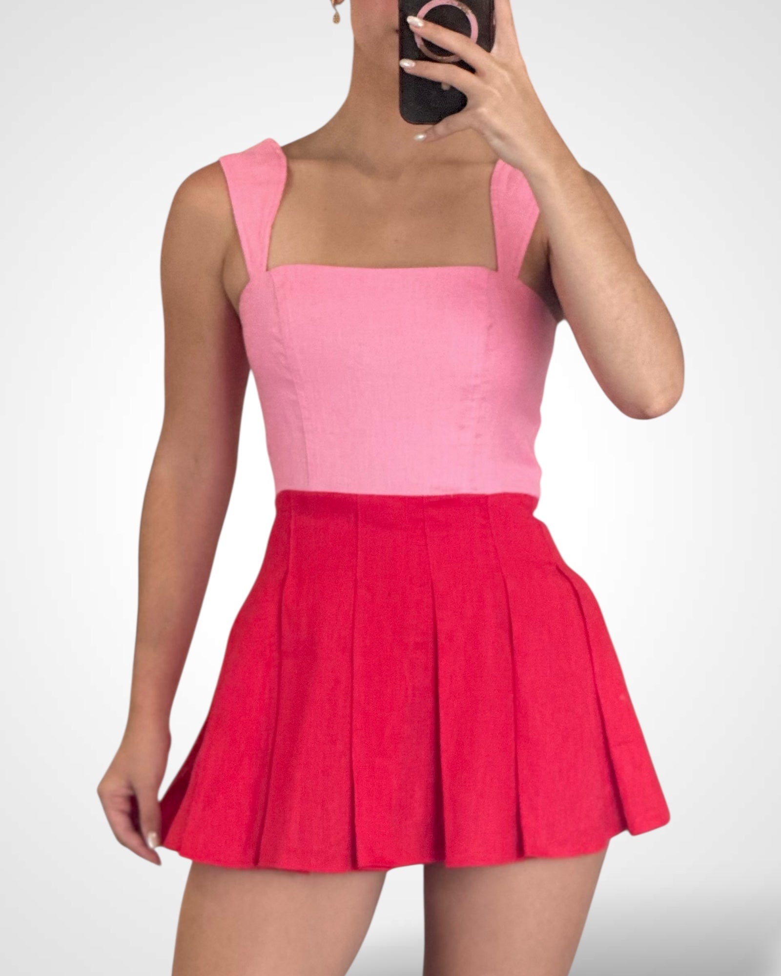 Morrie Flare Romper•-1