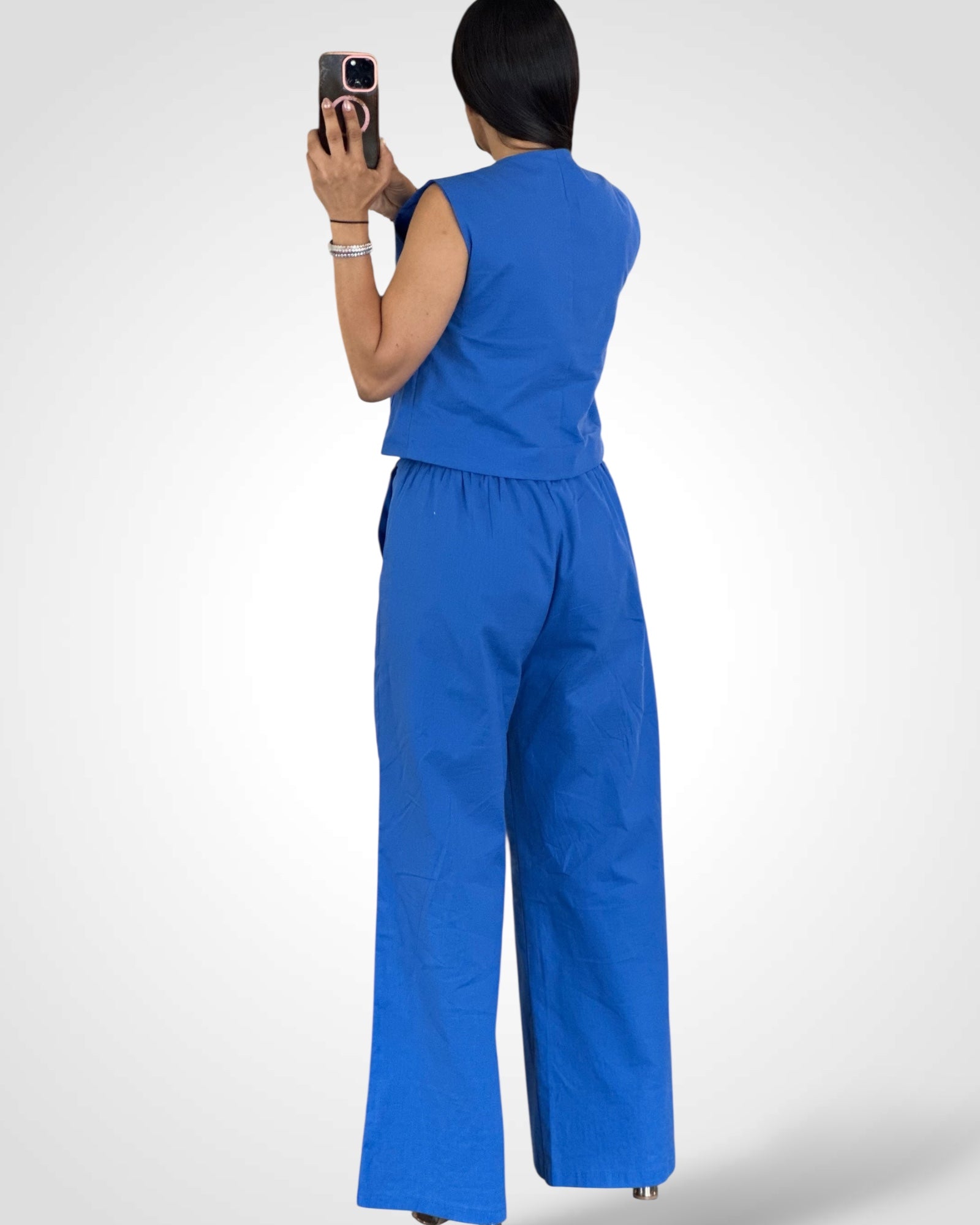 Blue Button Gold Set•-4