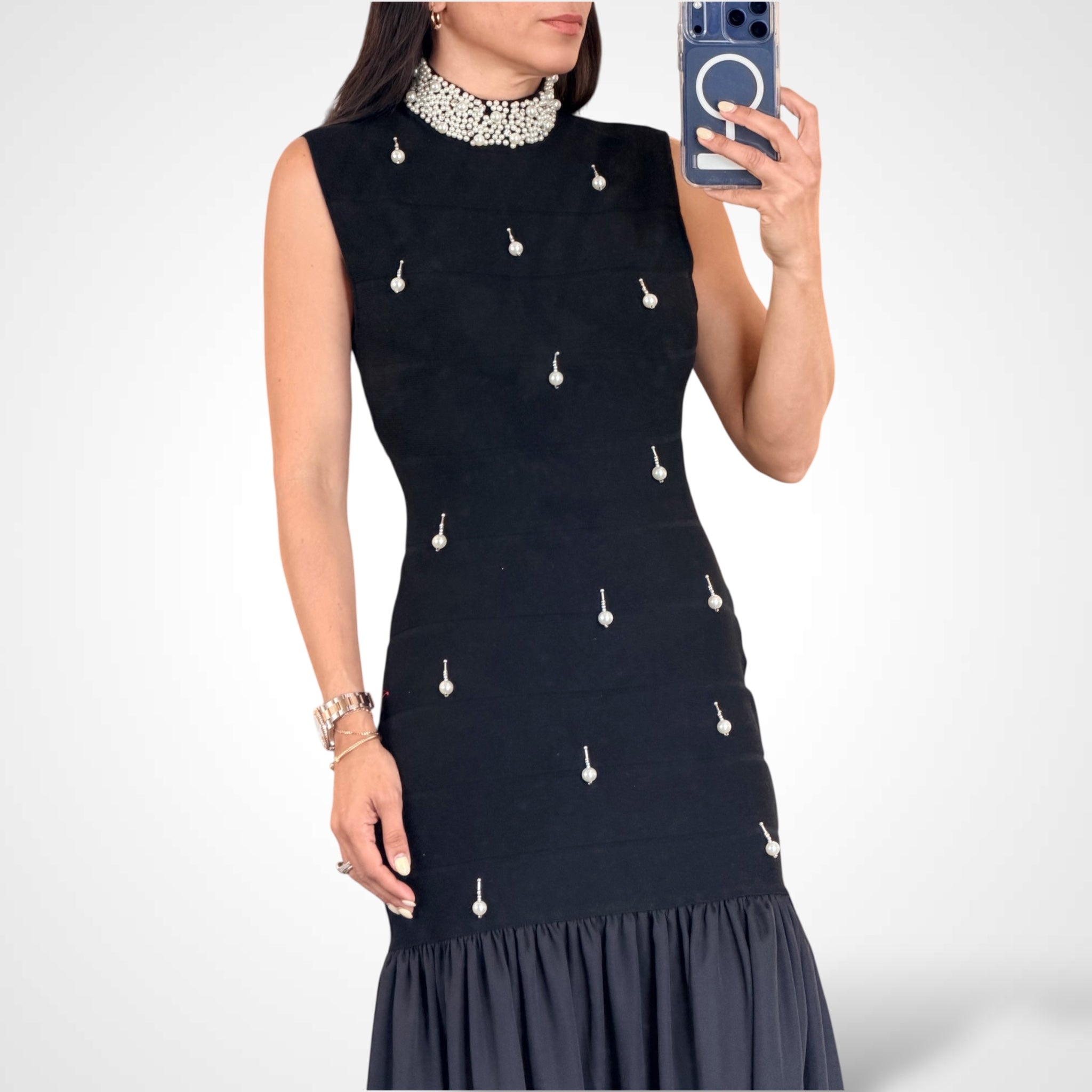 BLACK MAXI DRESS•-2