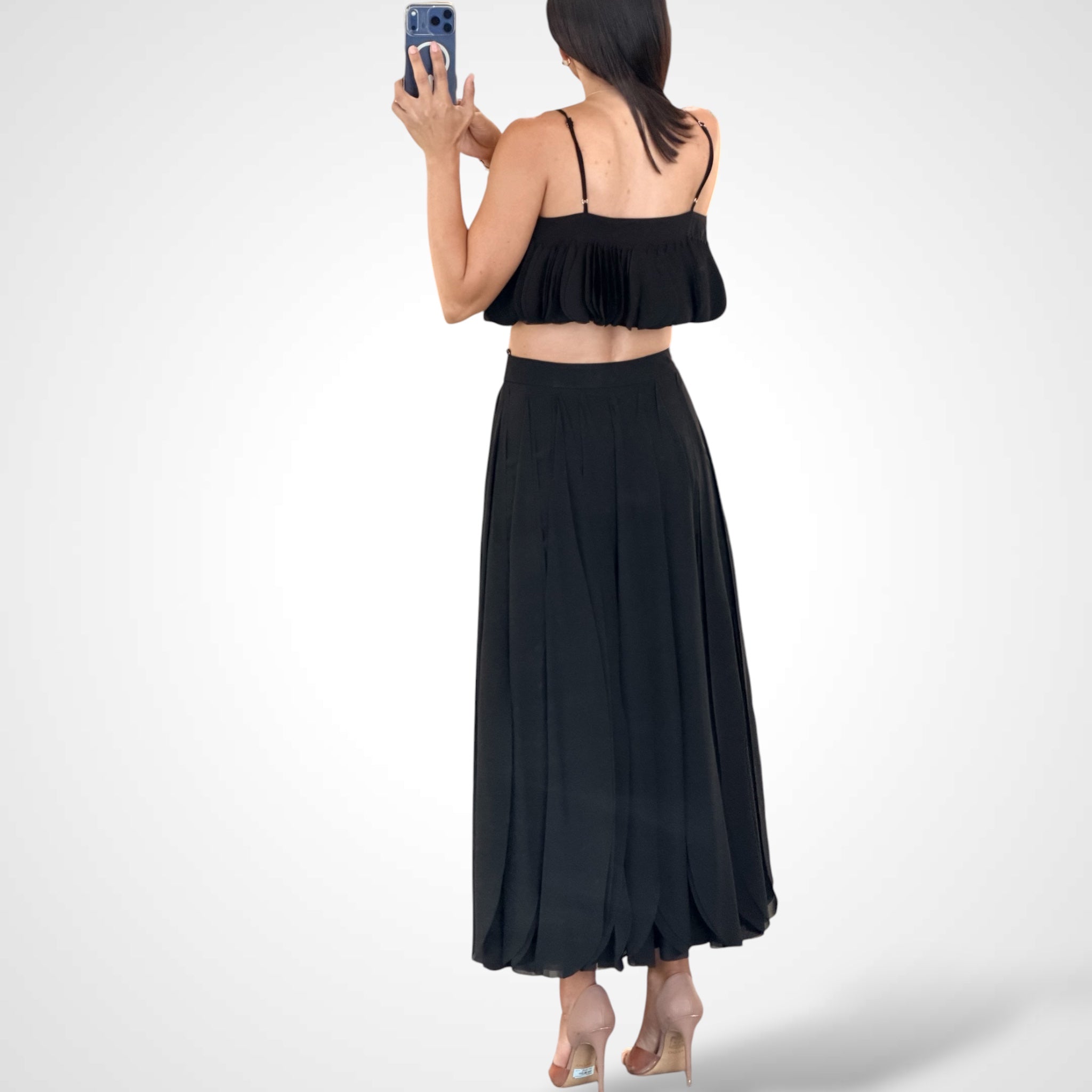 PETAL LAYERS SKIRT SET-3