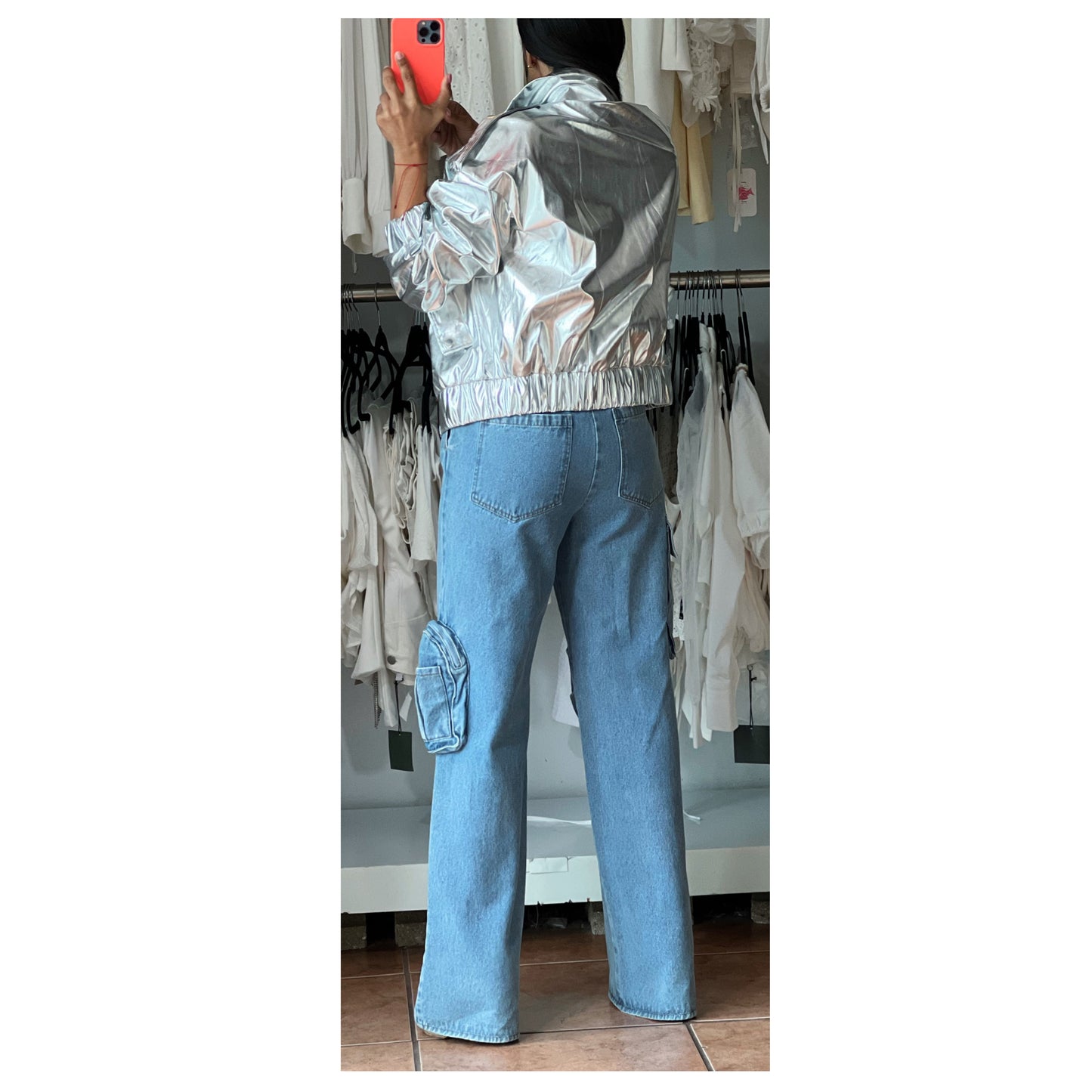 Glitter Bomber Jacket