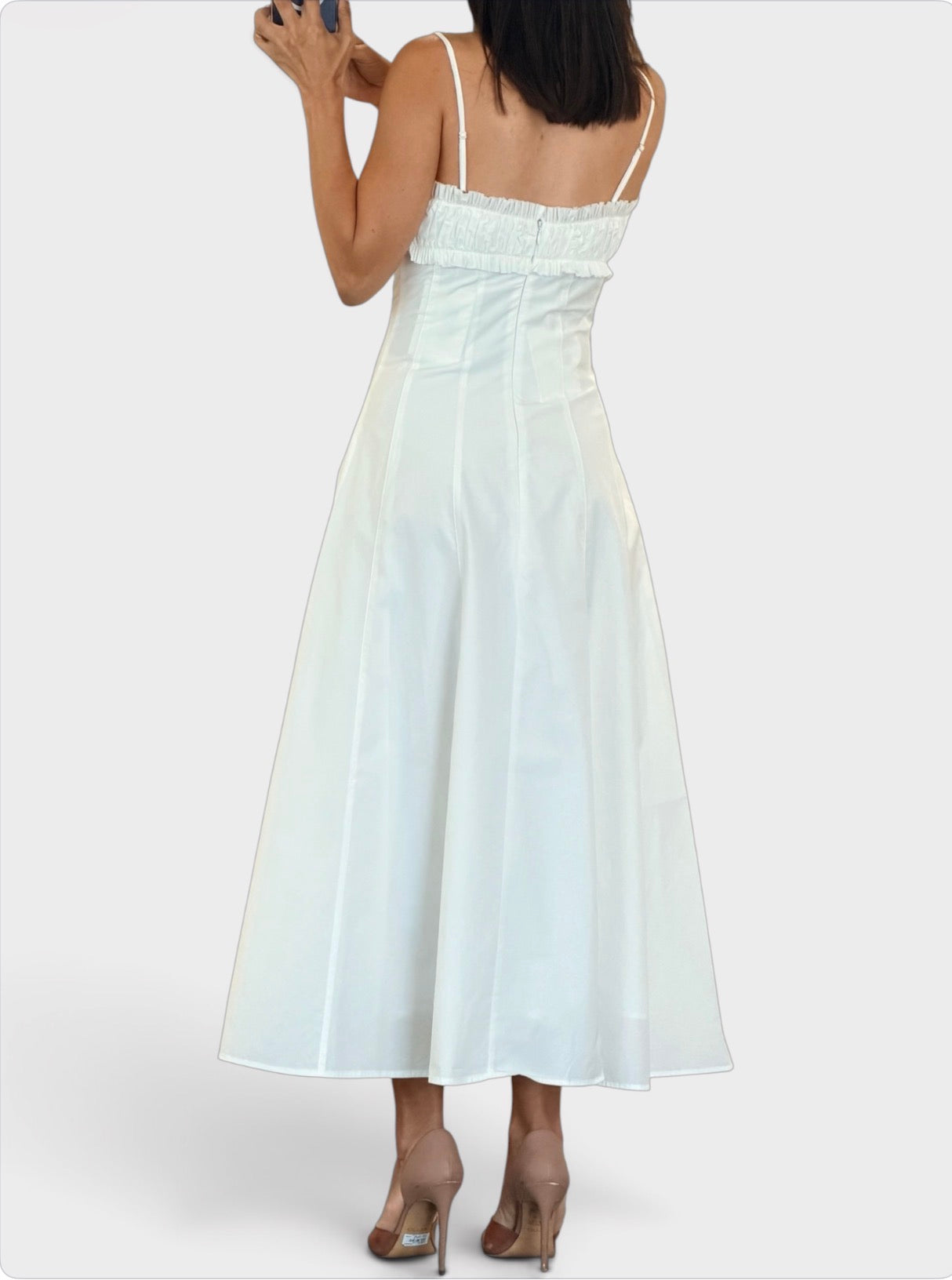 Vicenta Poplin Midi Dress-2