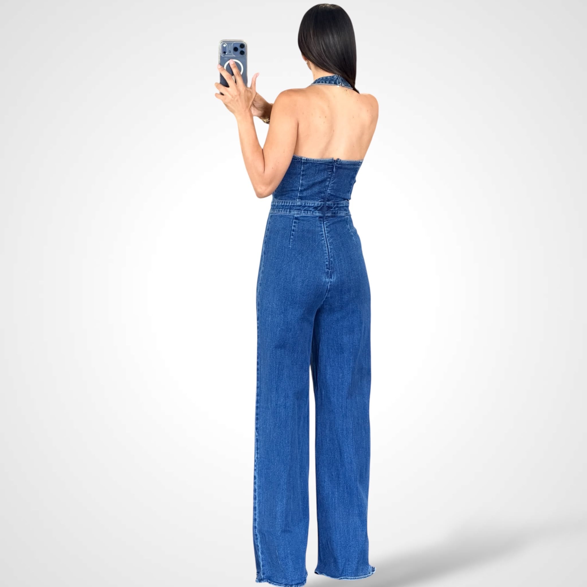 Índigo Denim Jumpsuit-3