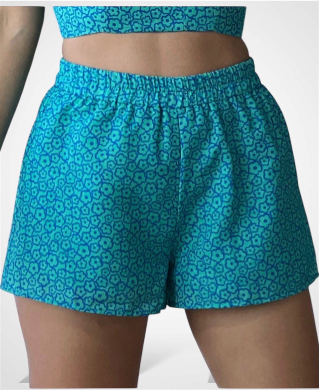 Jade Royal Flowy Shorts•