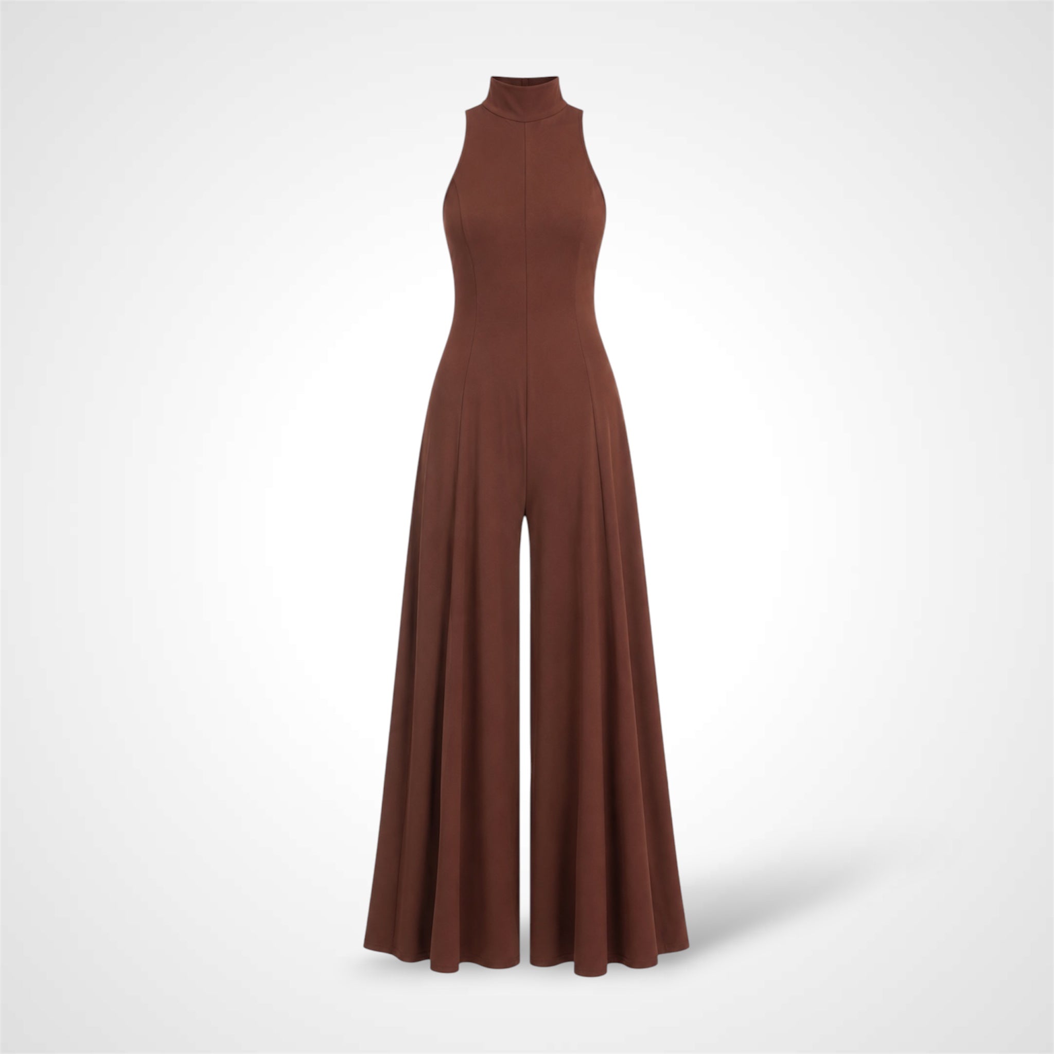 SLEEVELESS HALTER NECK JUMPSUIT-4