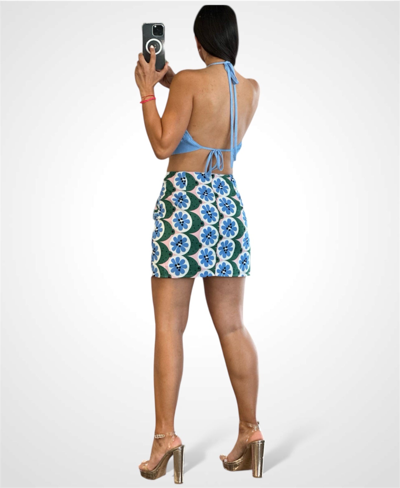 Summer Print Mini Skirt