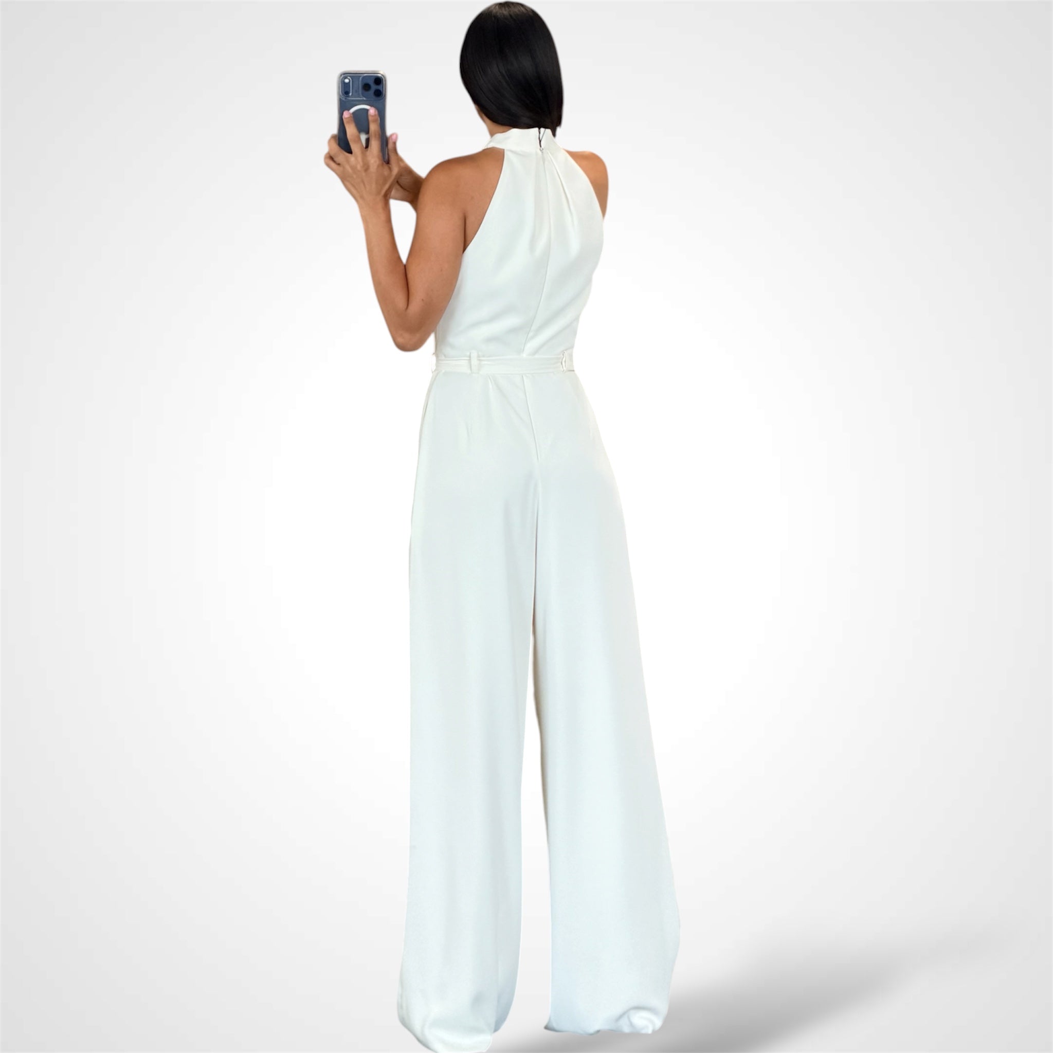 Overlapping Halter Jumpsuit-3