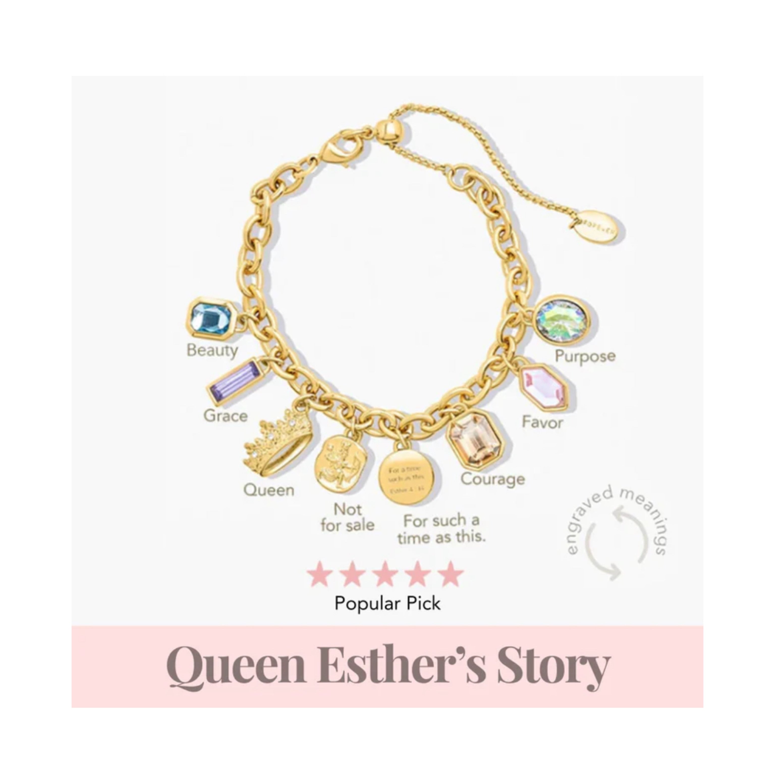 A STORY OF PURPOSE BRACELET GOLD•
