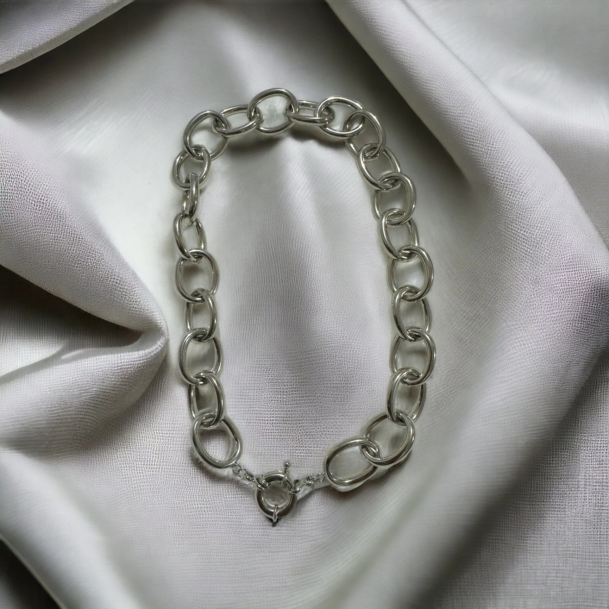 Daphne Necklace - Silver•-1