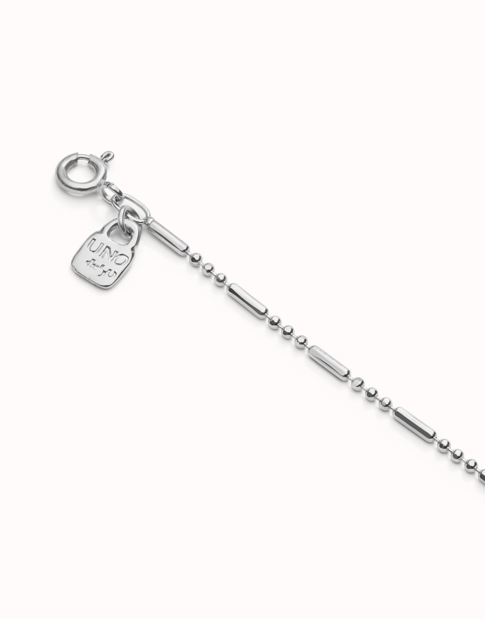 Uno de 50 Sterling silver-plated short chain•-3