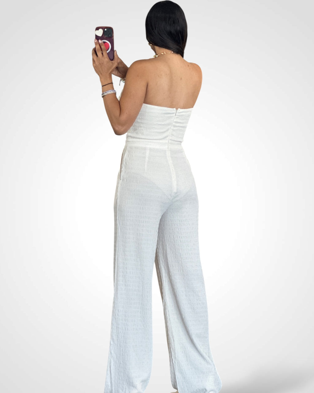 SJQ-Coconutmilk Knot Halter Jumpsuit