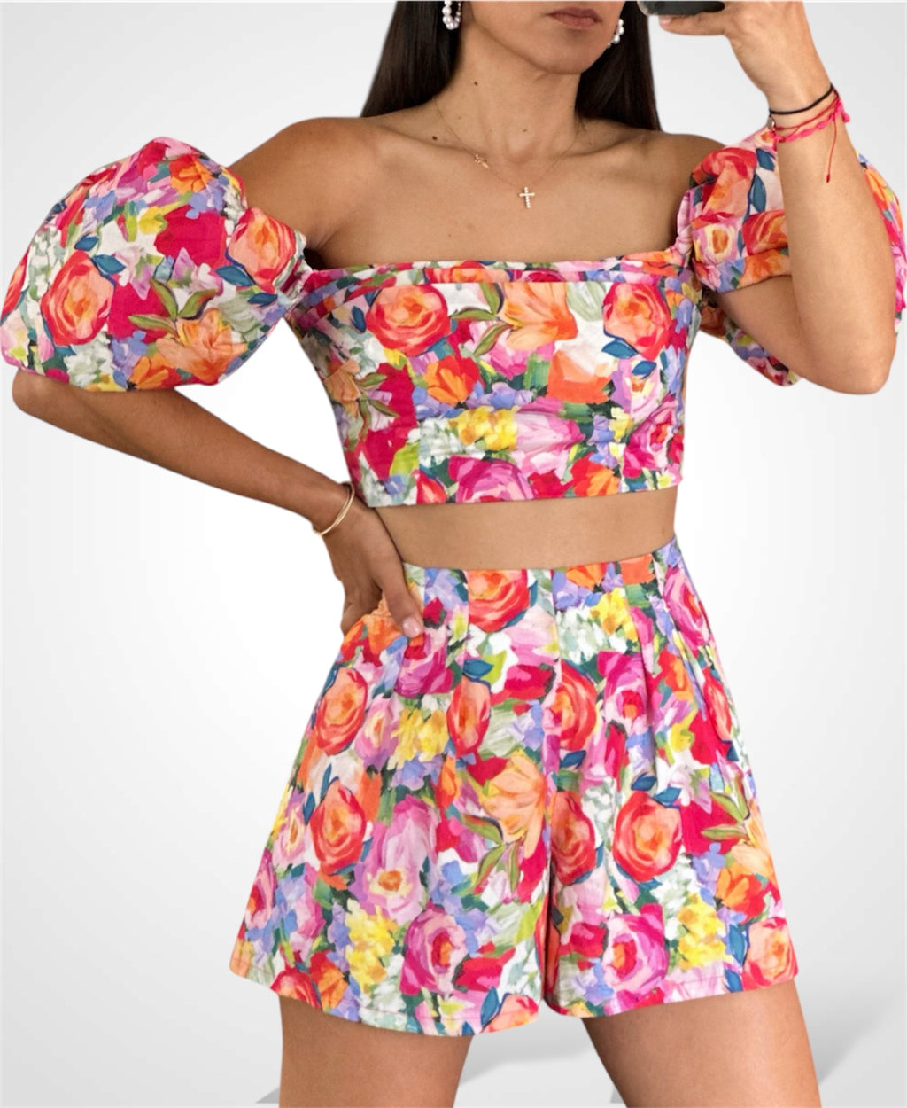 GARDEN PARTY SHORT SET