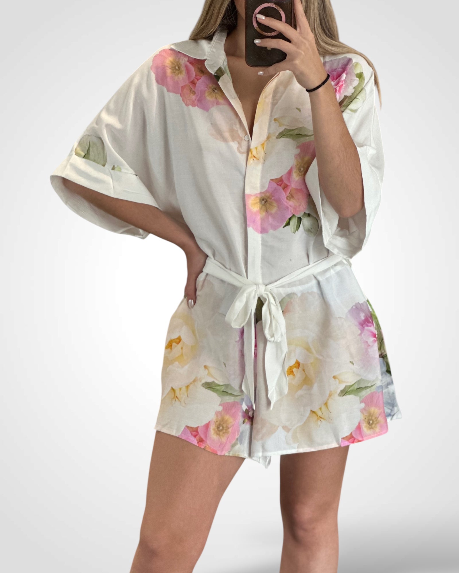 Vivian Floral Romper•-2