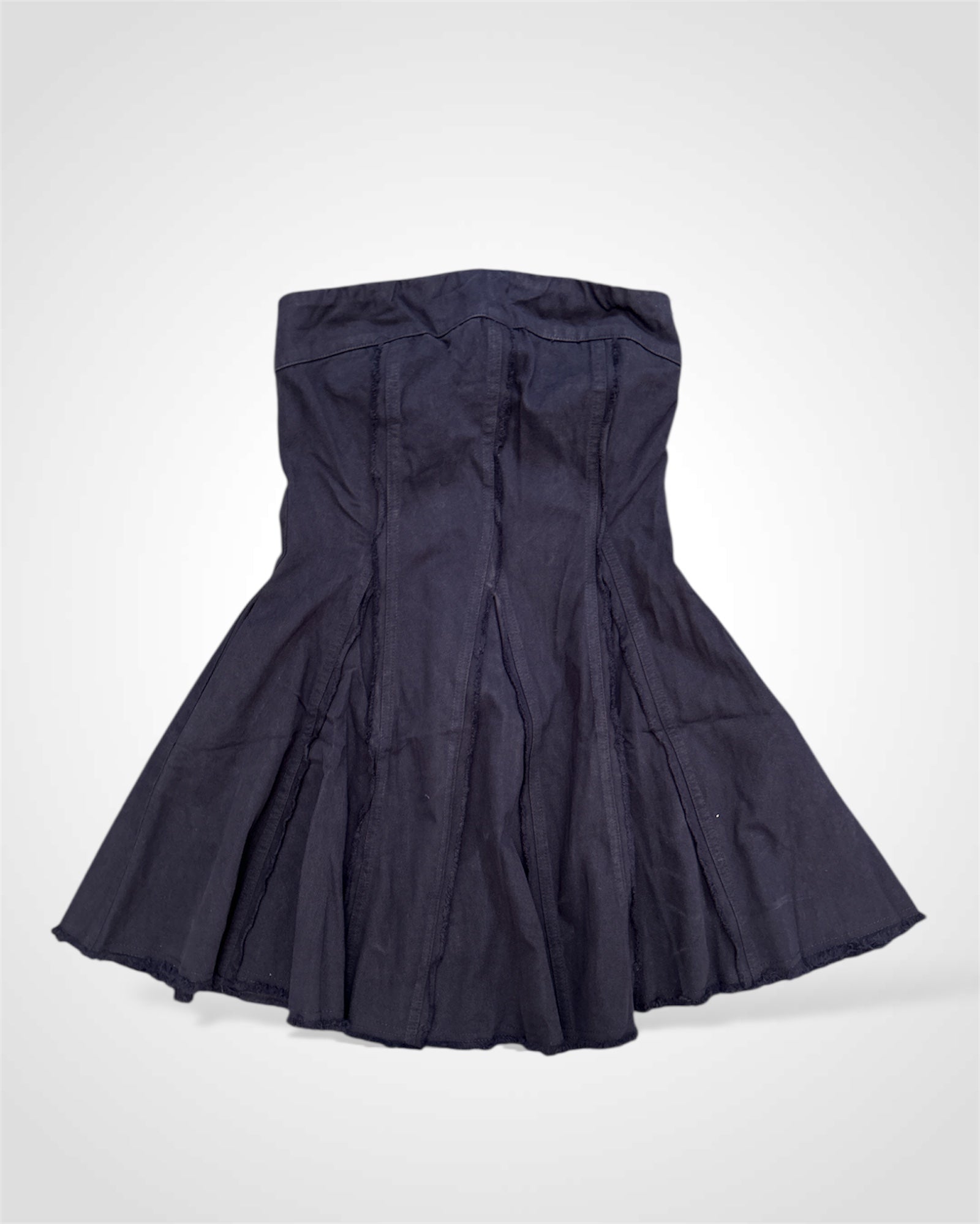 Strapless Denim Mini Dress