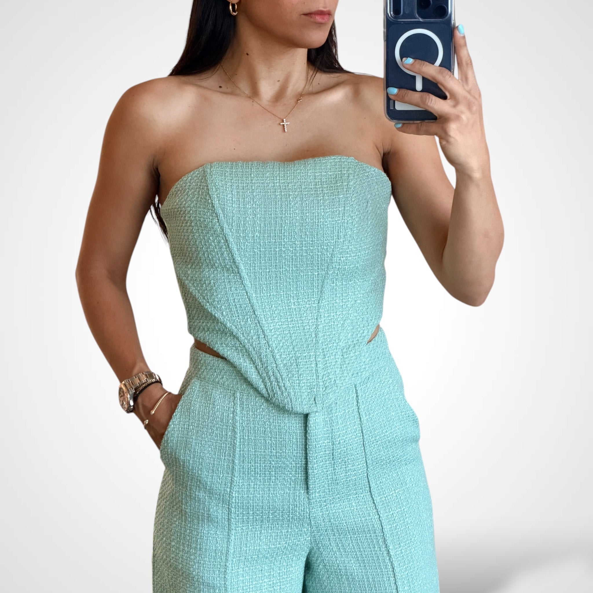 SAGE LINEN LONG PANTS SET-2