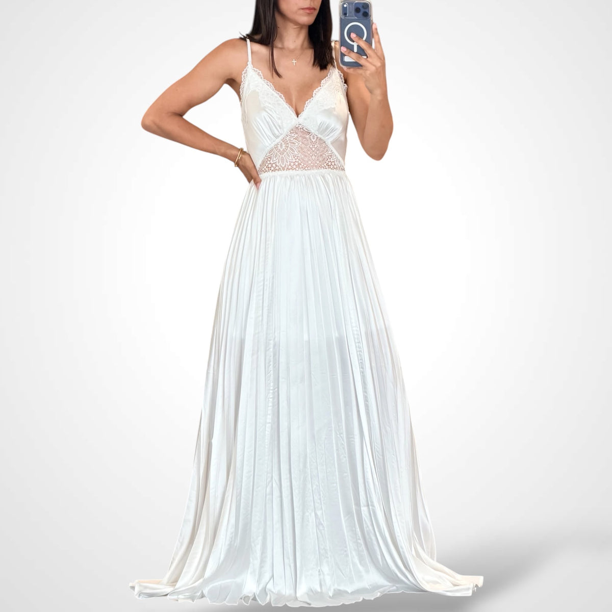 Scarlet White Maxi Dress
