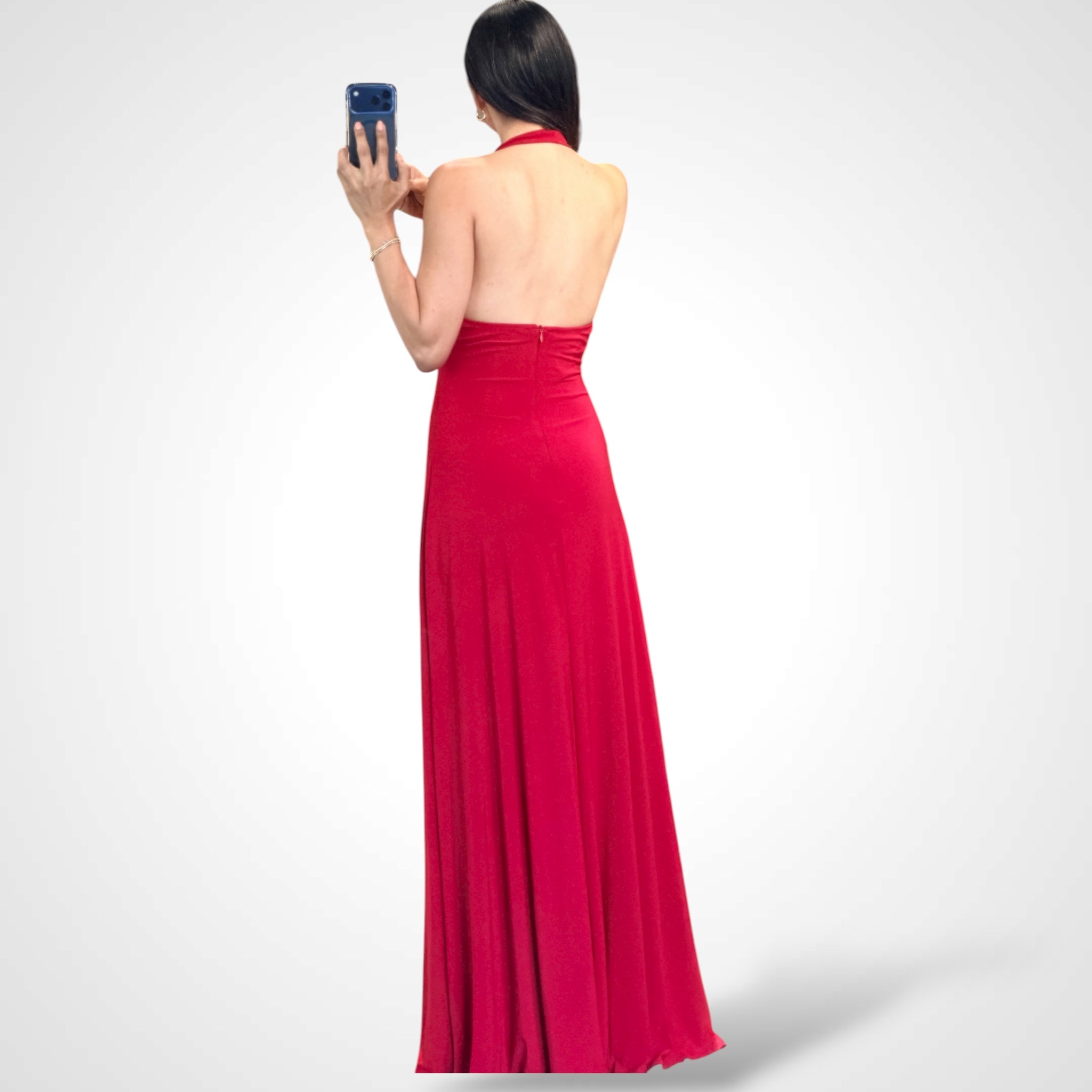 Elegance Slinky Maxi Knit Dress•-3