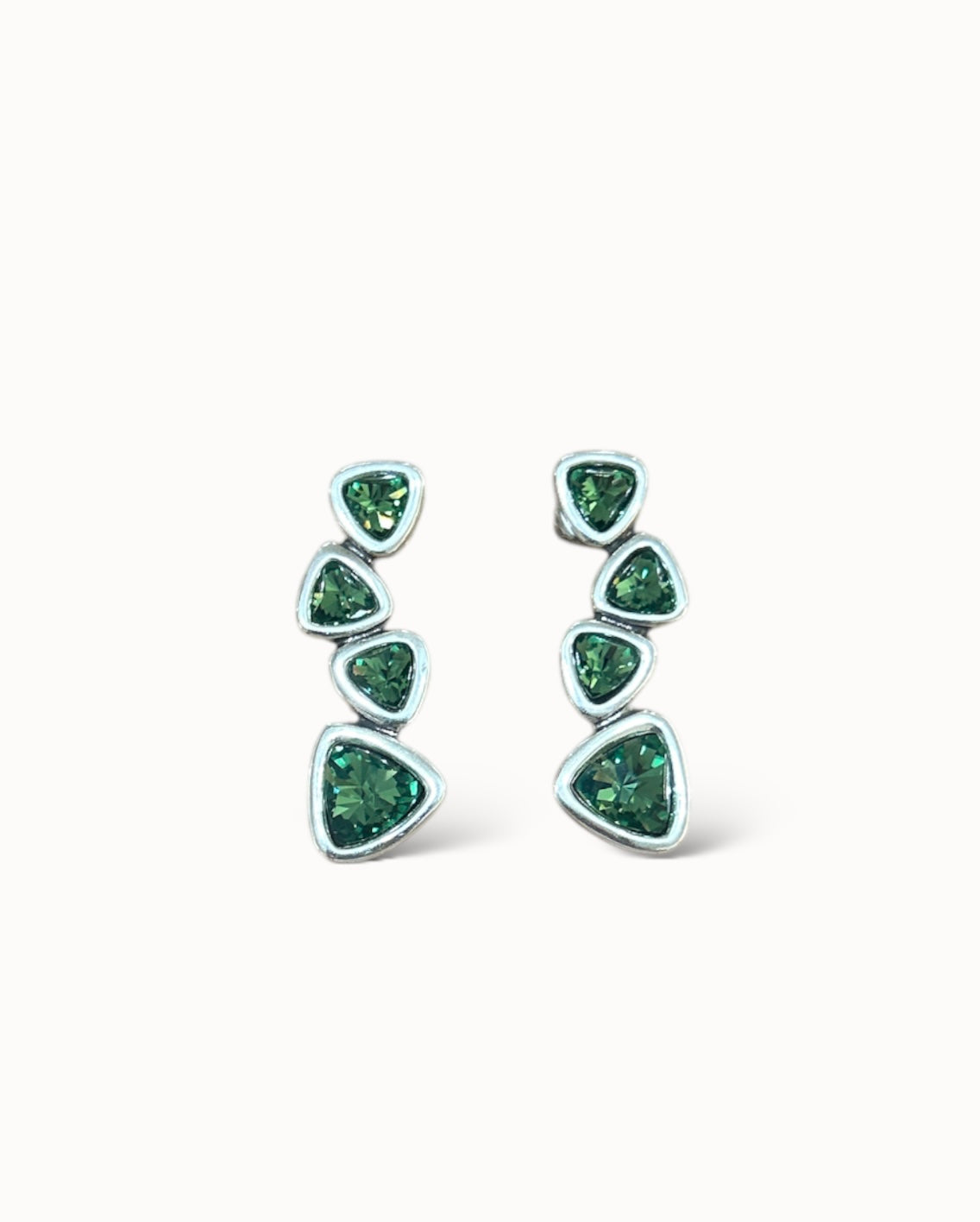 UNO DE 50 - UNO D 50 - Pendientes Ser Camaleonica bañados en plata de ley