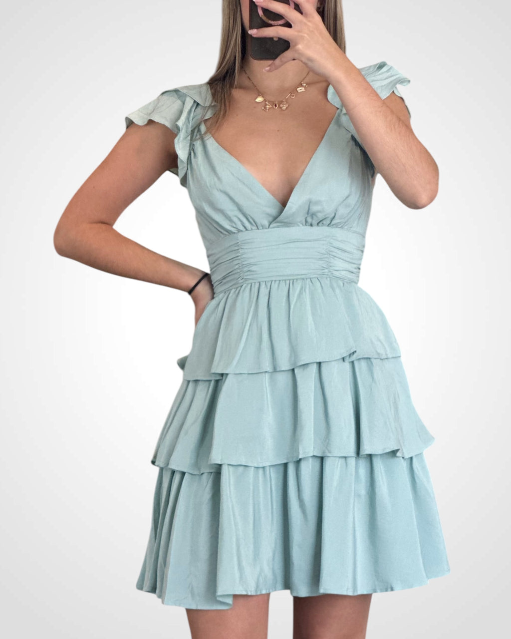 Tier Layers Short Dress