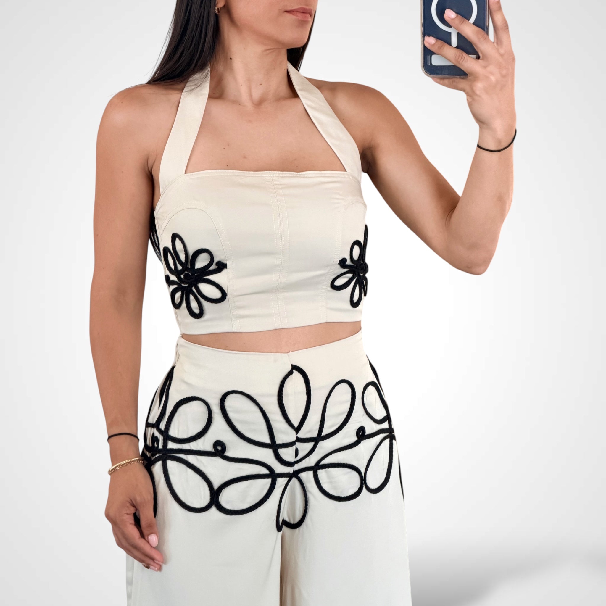 Coastal Bloom Embroidered Set•-2