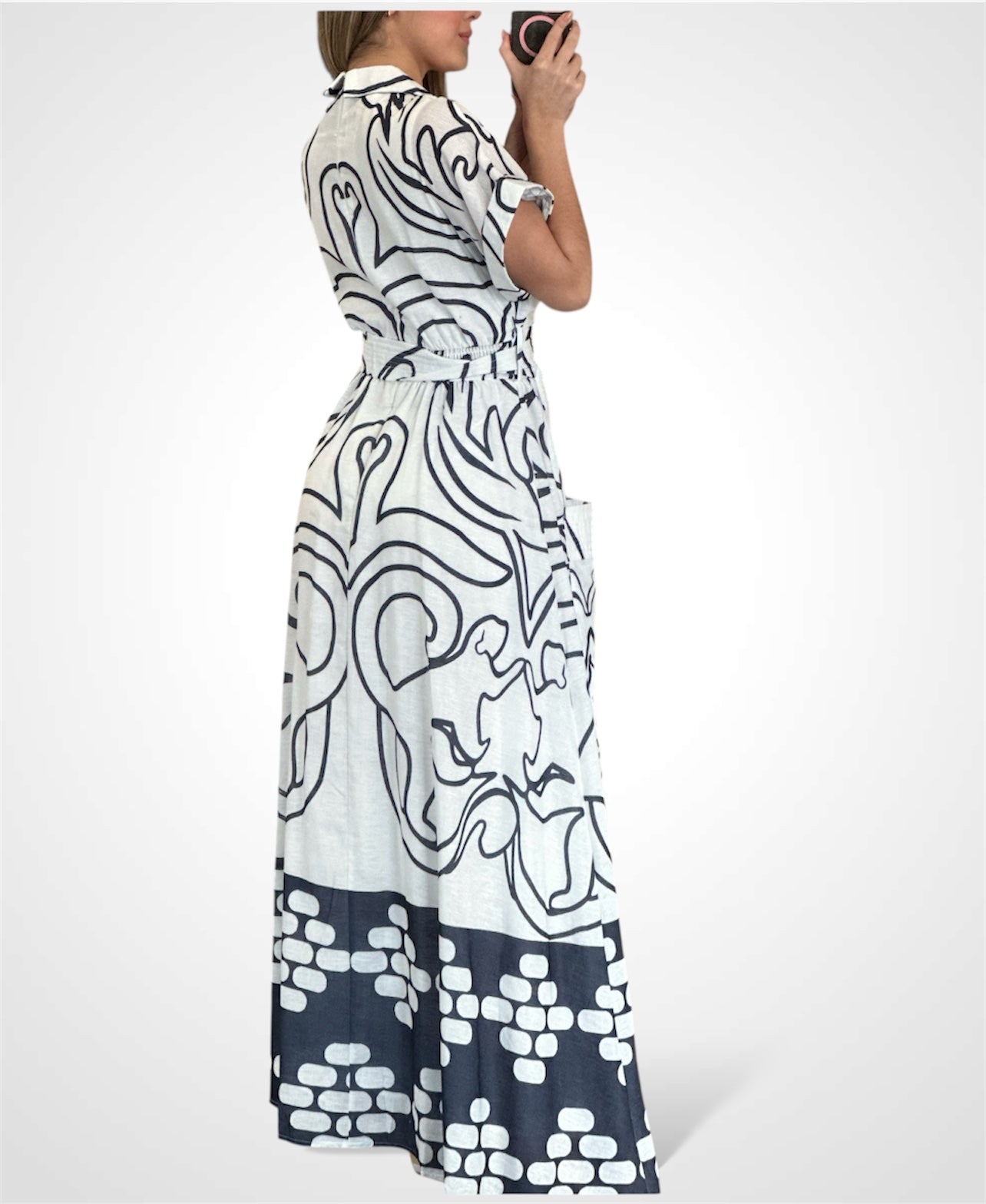 PRINTED MAXI DRESS