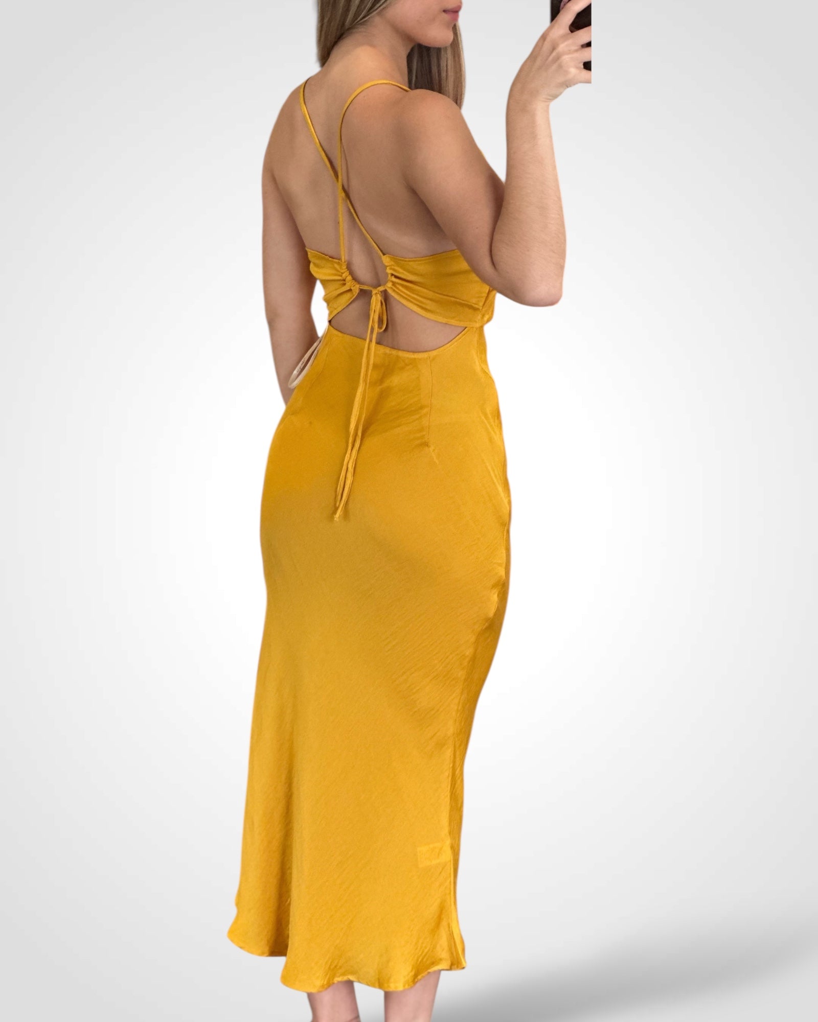 Twist Top Midi Dress