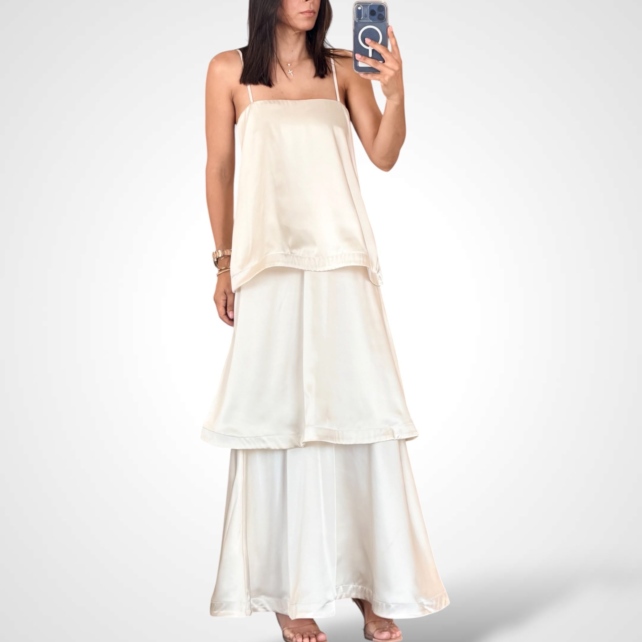 Layered Flowly Maxi Dress-1