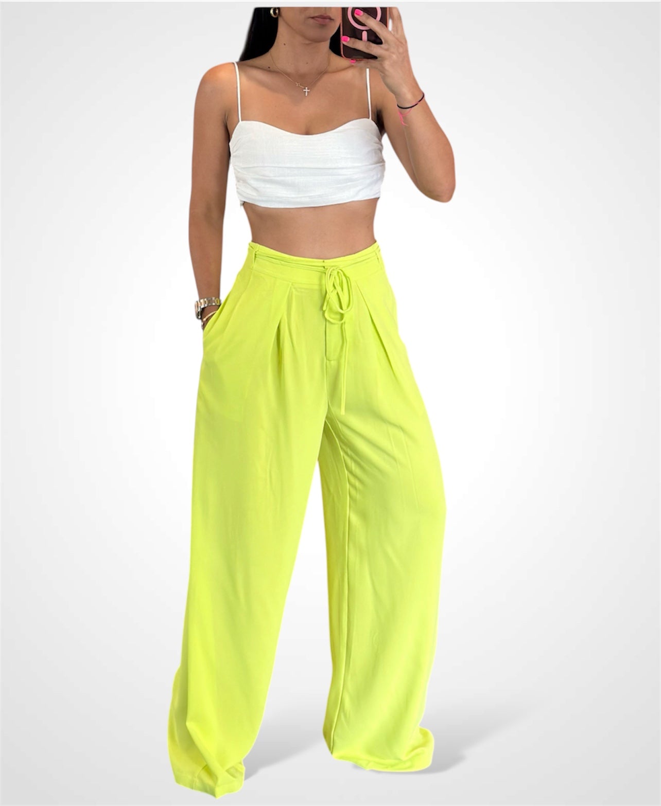 WIDE LEG PANTS•-2