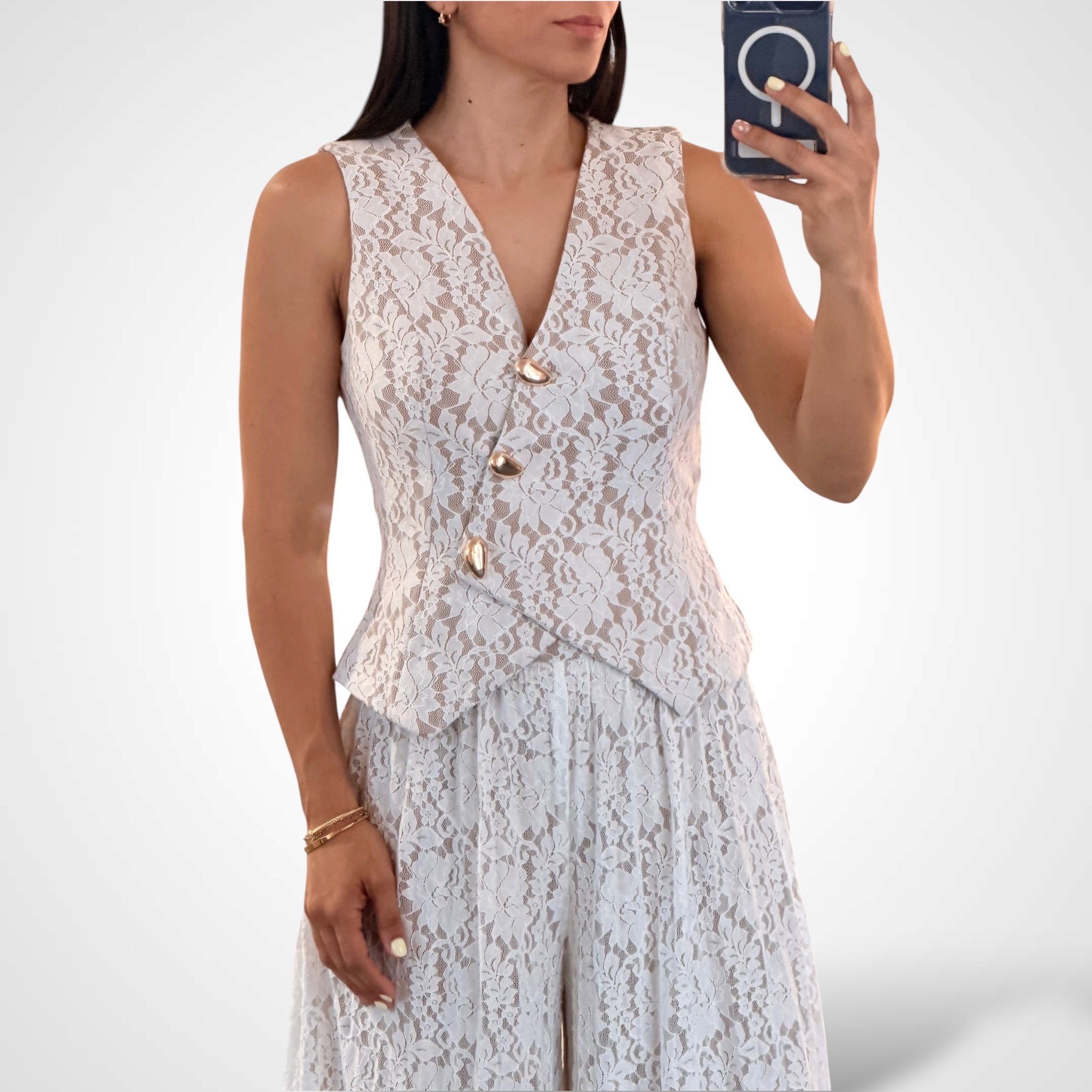 Lace and White Set-2