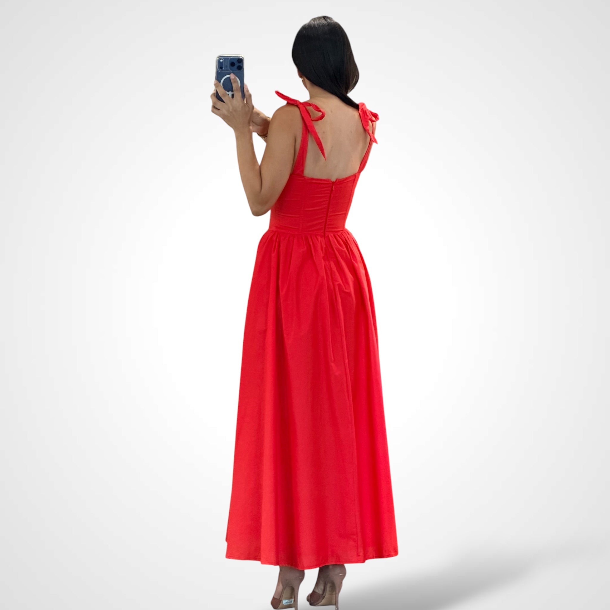 RED MAXI DRESS-3