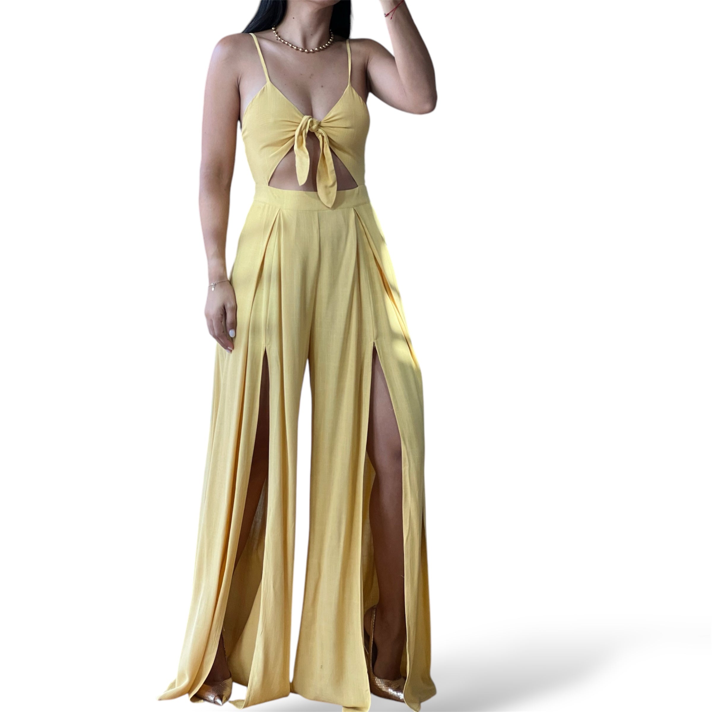 Front Tie Jumpsuit-1