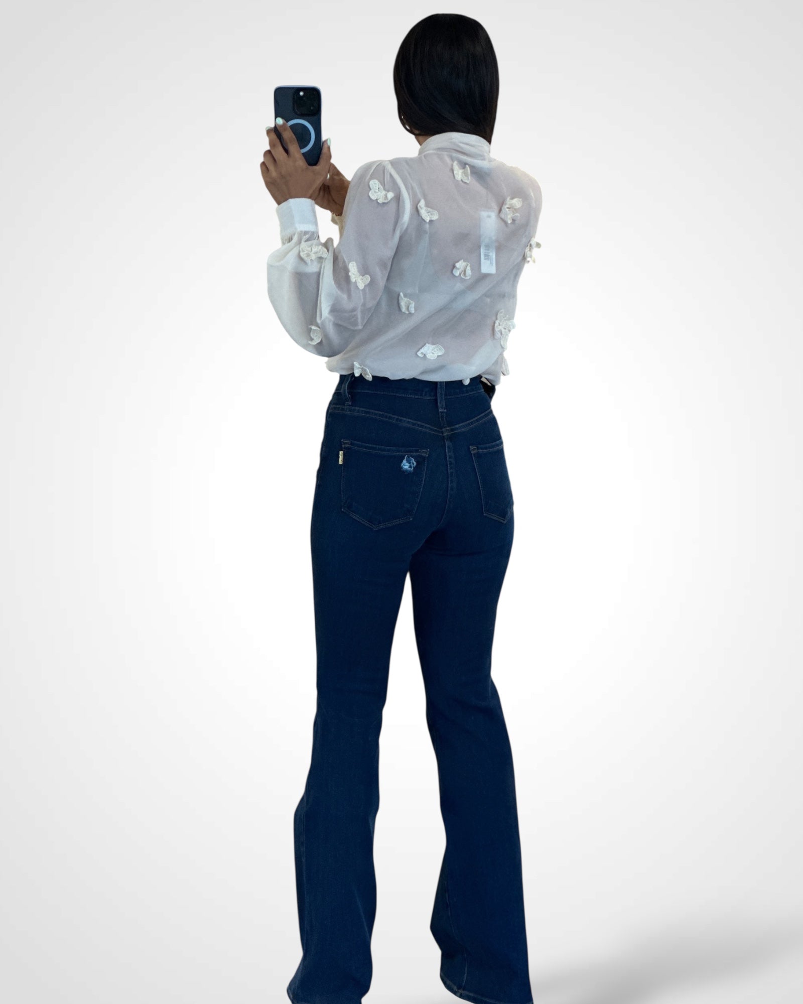Essential Volume Flare Jeans•-3
