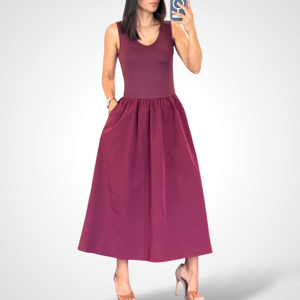 Wine Muse Midi Dress