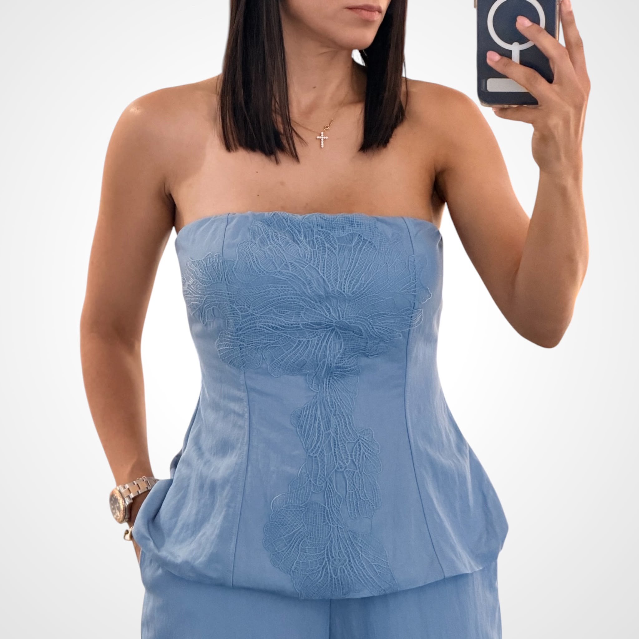 Strapless Set Light Blue-2