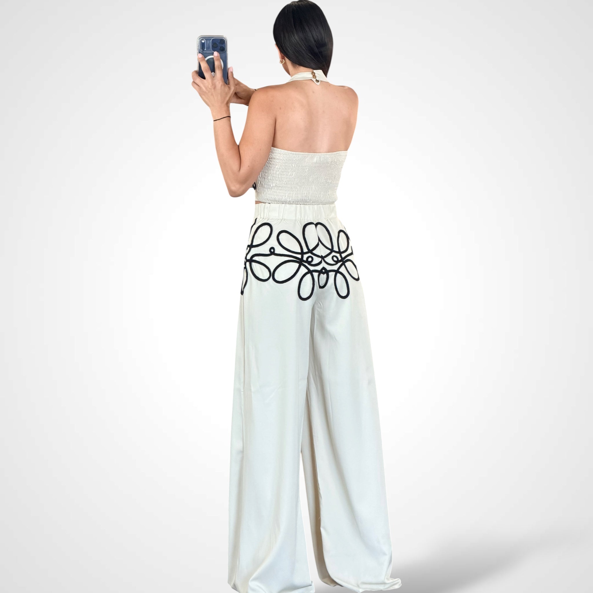 Coastal Bloom Embroidered Set•-3