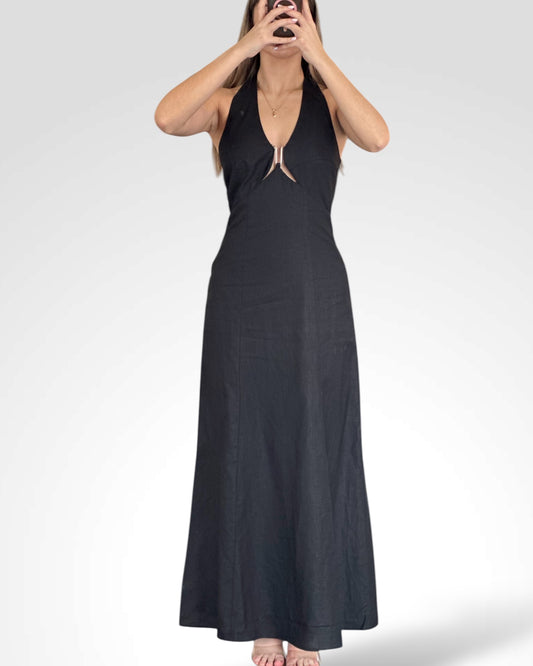 Linen Maxi Dress