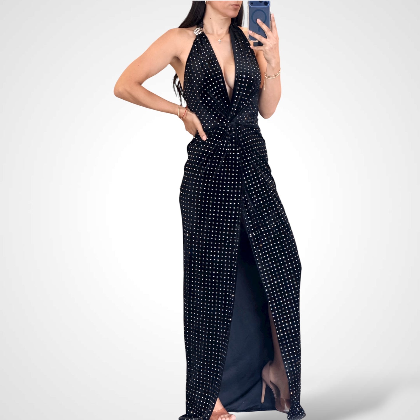 BLACK ANAYA  MAXI DRESS